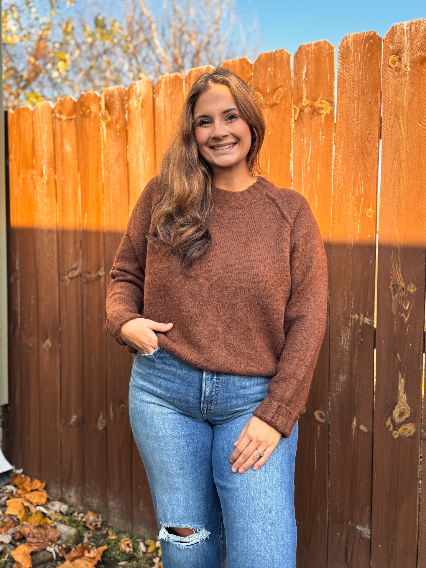 The Chestnut Latte Sweater