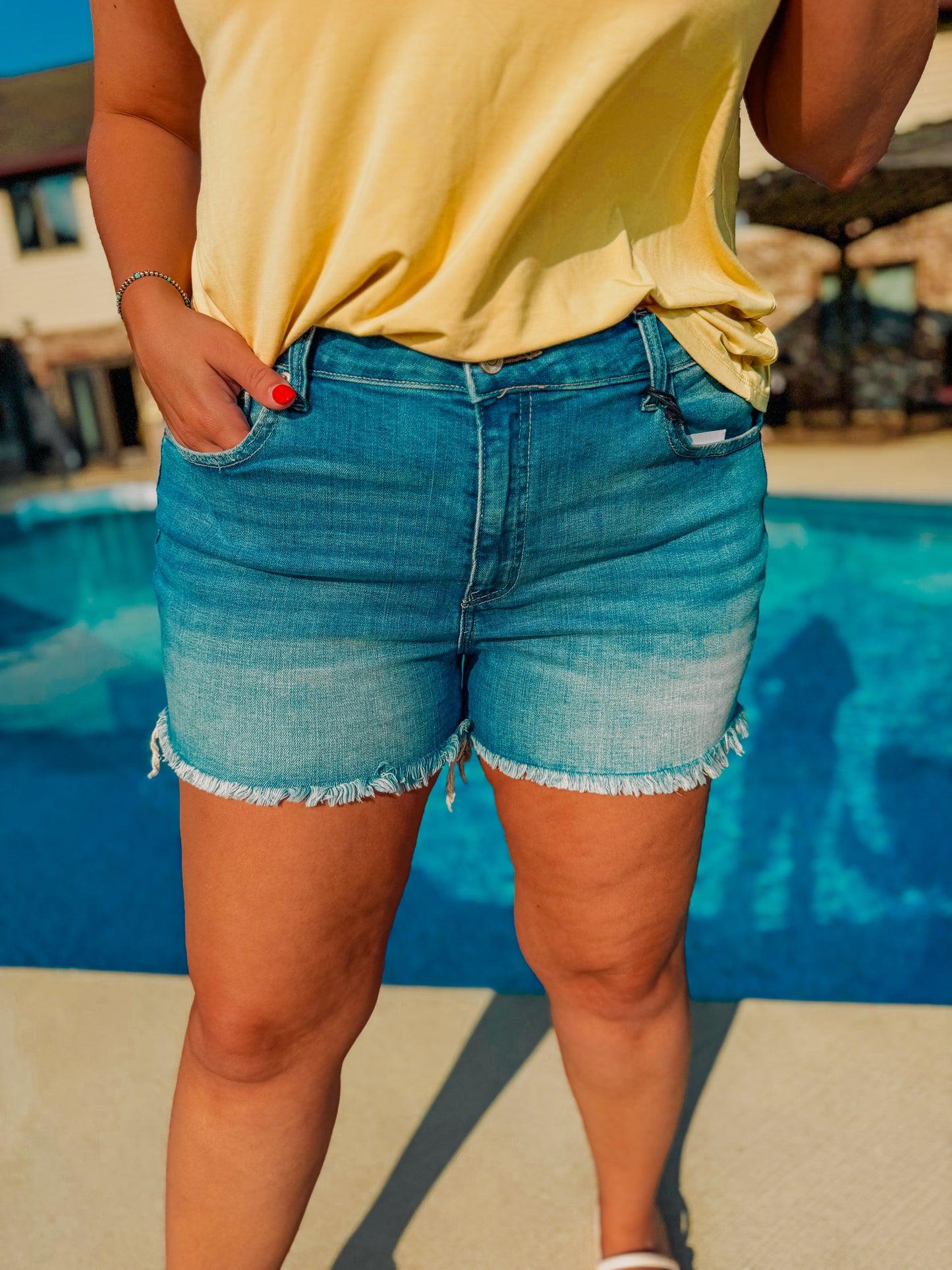 Abby Jean Shorts - Zenana