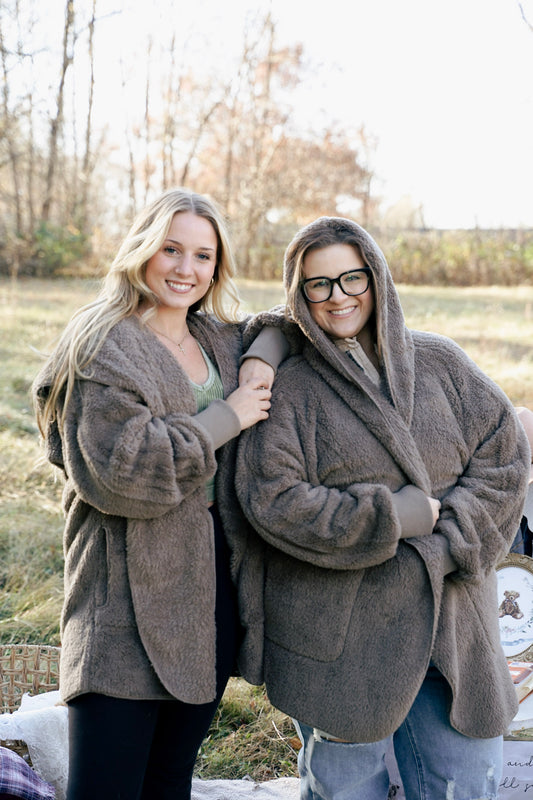 The Cozy Cloud Sherpa - Ash Mocha