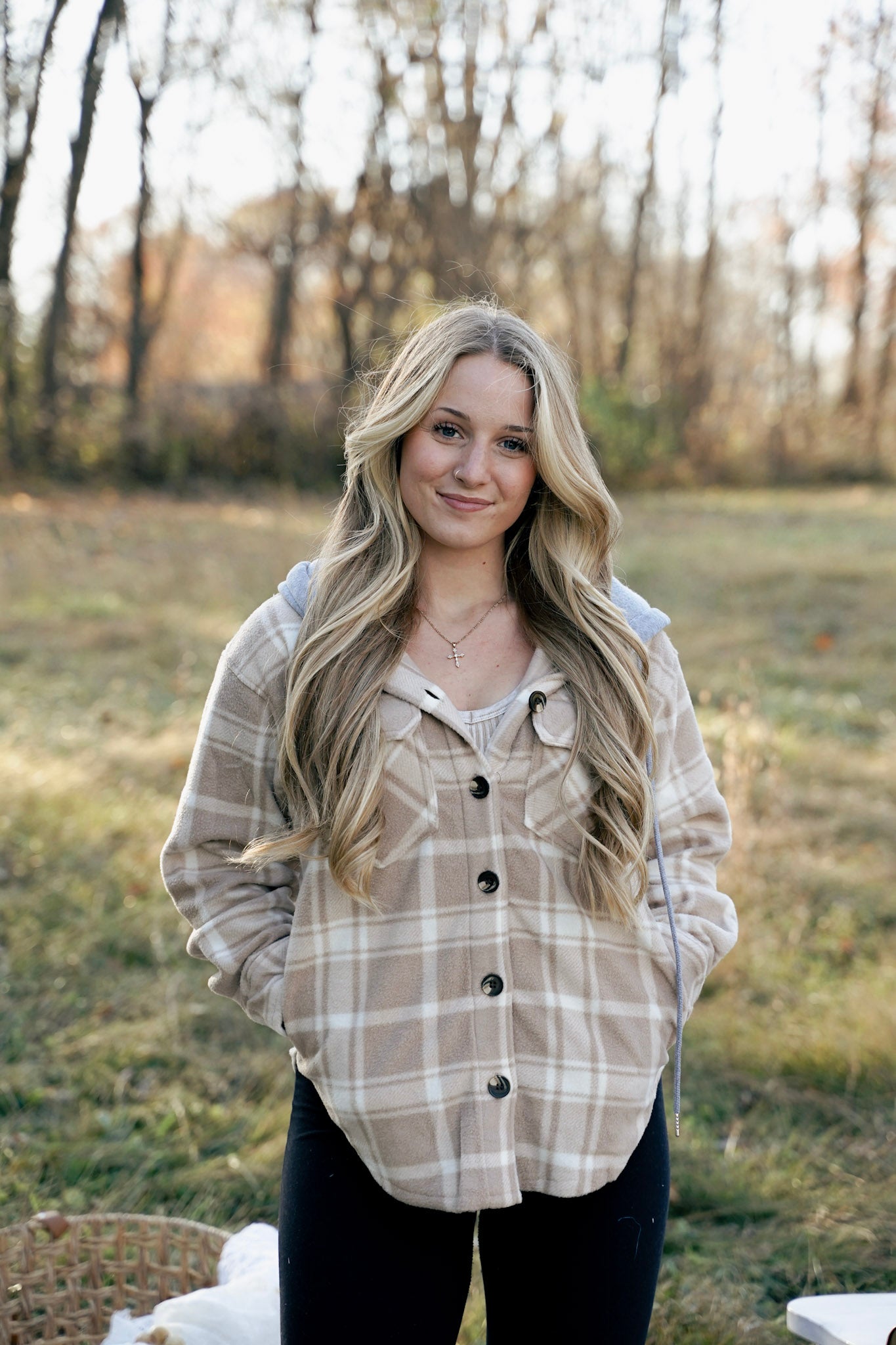 The Aspen Hooded Plaid Shacket