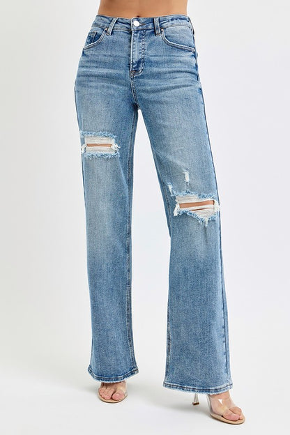 Risen Relaxed Fit Distressed Jean