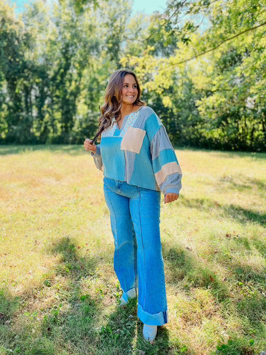 Edith Oversized Long Sleeve Top