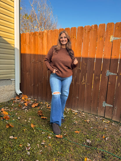The Chestnut Latte Sweater