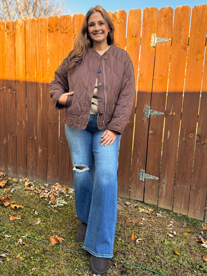 The Mocha Quilt Jacket