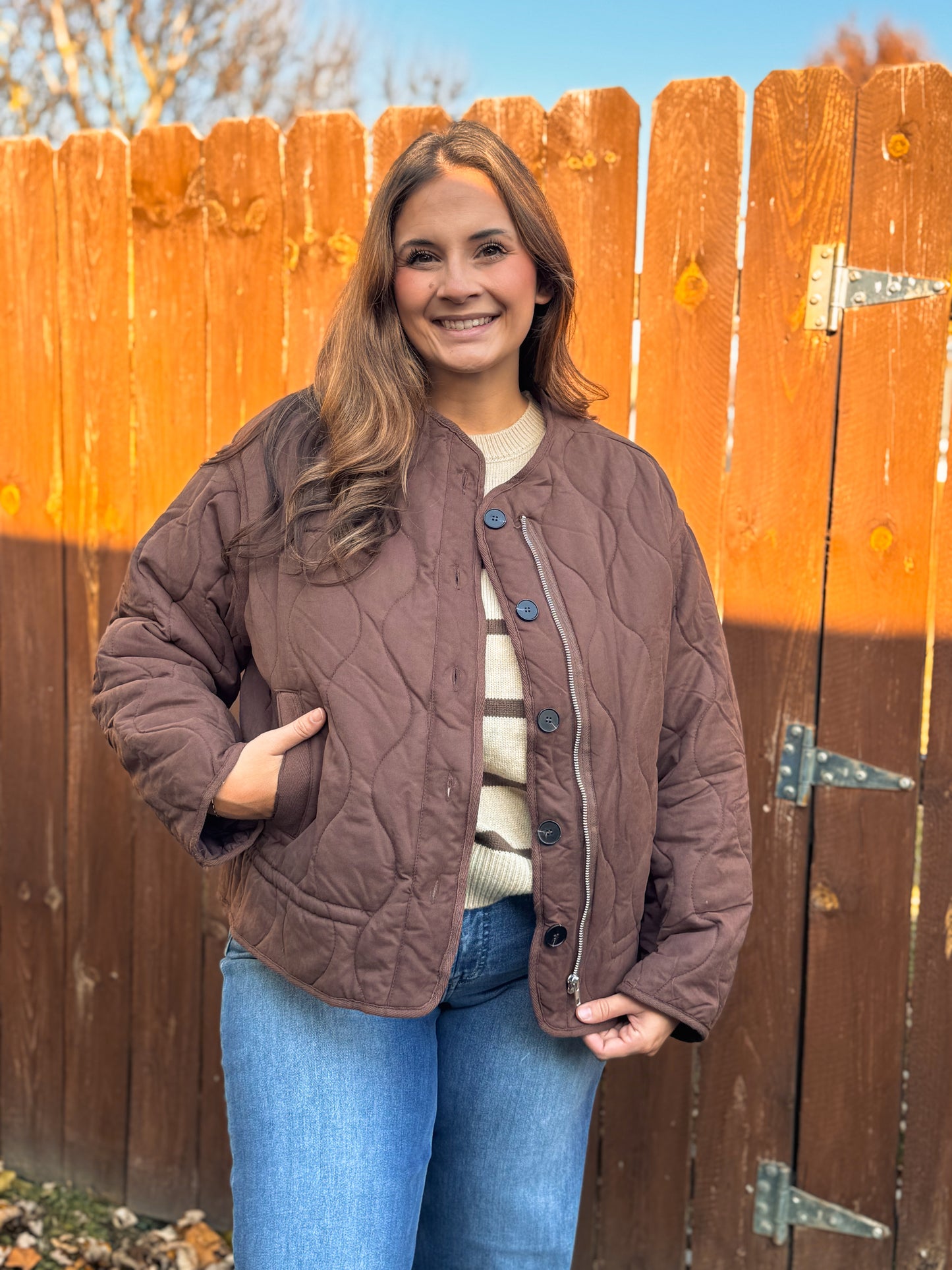 The Mocha Quilt Jacket