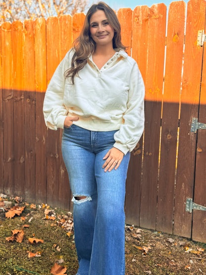 The Elsa Pullover — Cream