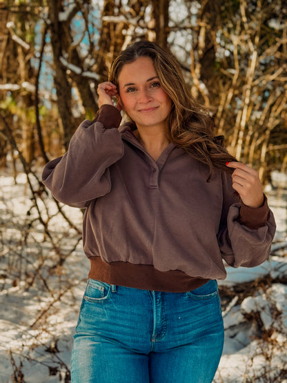 The Dusted Mocha Pullover