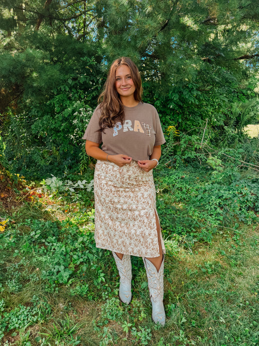 Clarke Vintage Midi Skirt
